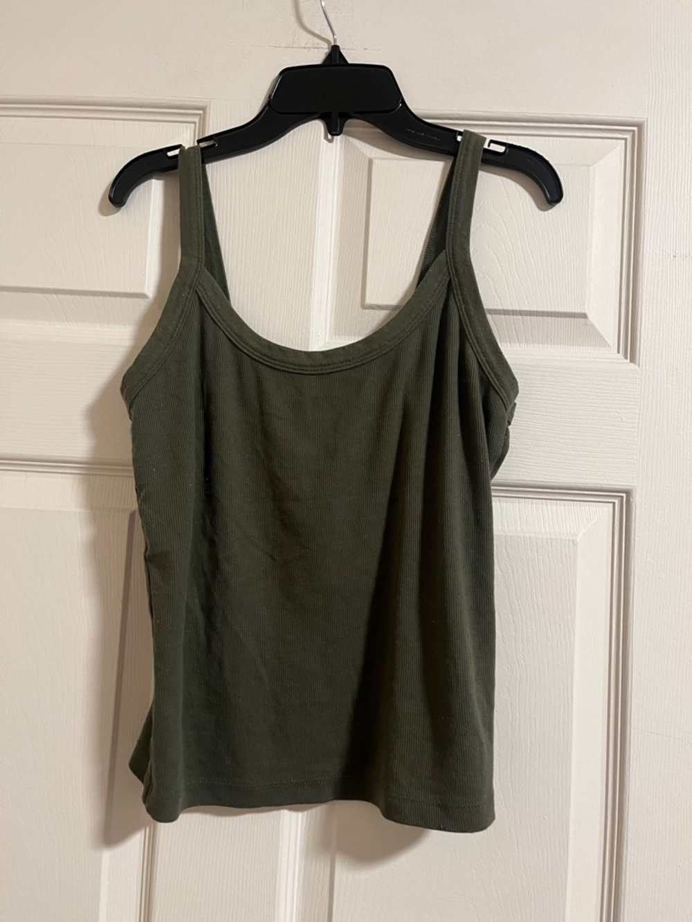 wild fable Olive Green Tank Top - Scoop Neck Cami